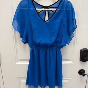 Express Vibrant Blue Dress